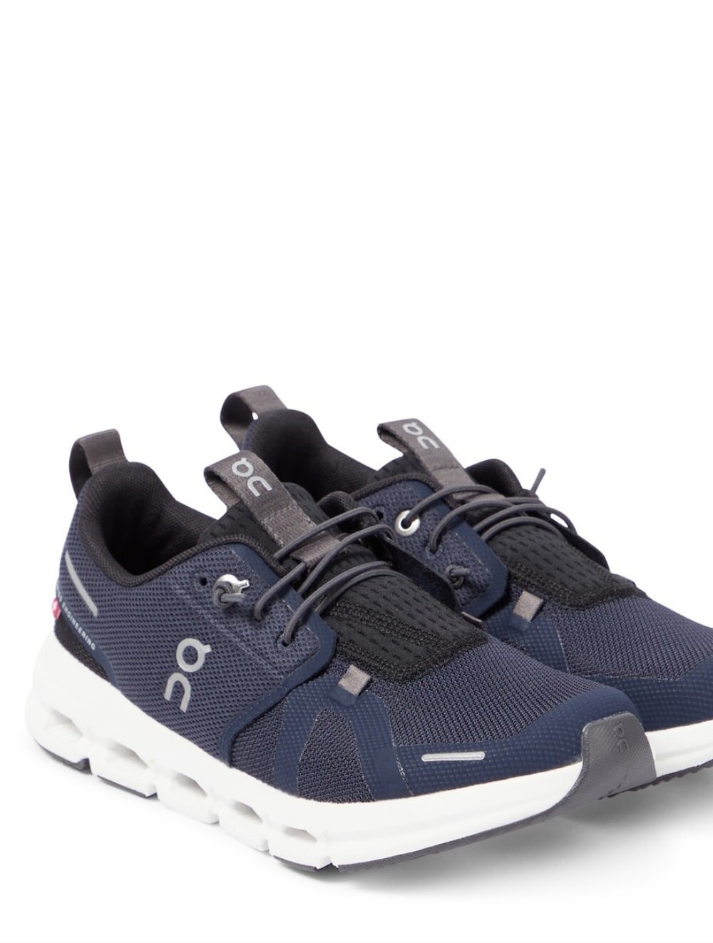On Cloud Blue White Lightweight Athletic Running Shoes Youth 4.5 Mesh